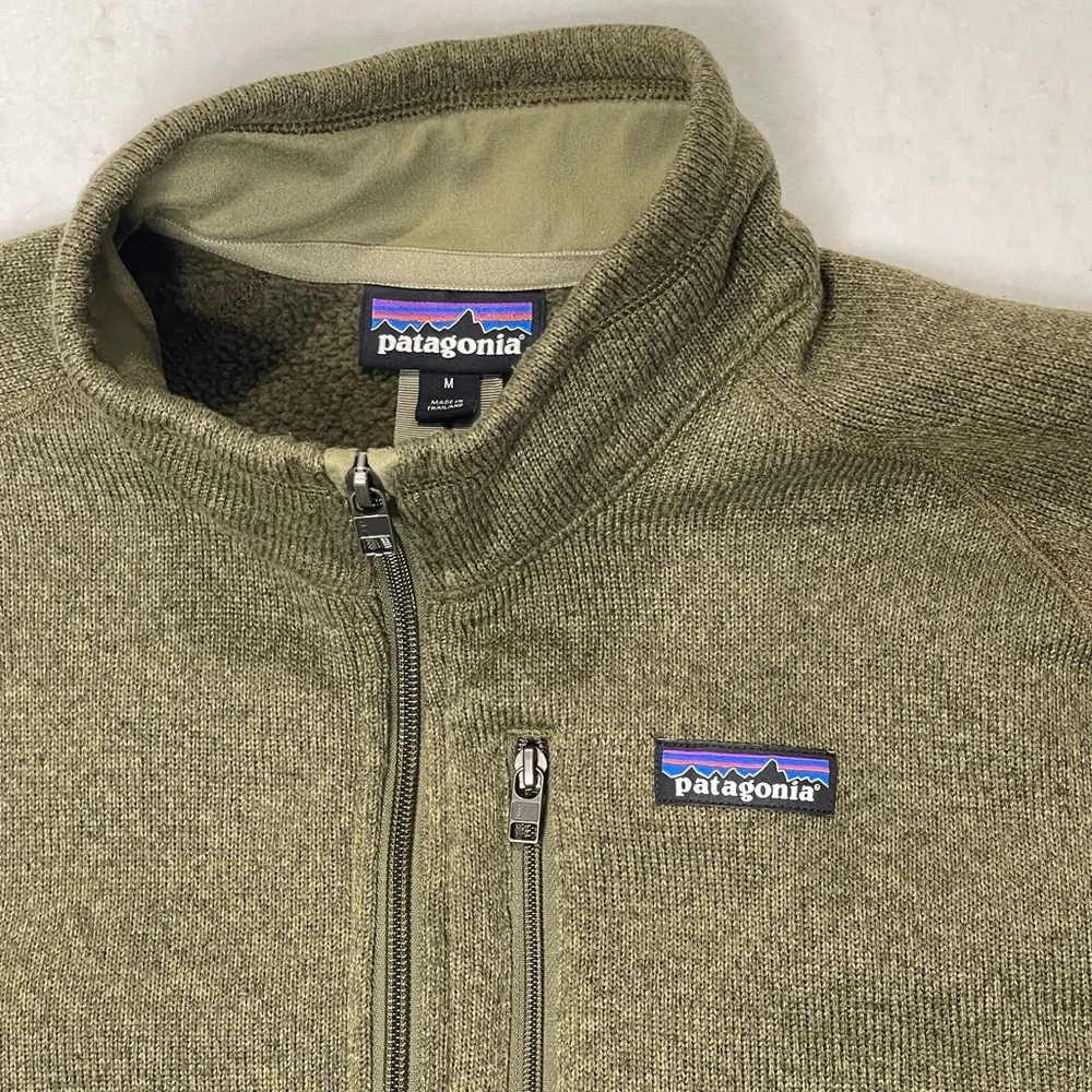 Patagonia Men’s Better Sweater 1/4-zip Fleece Industrial Green Style 25522 - Picture 11 of 11